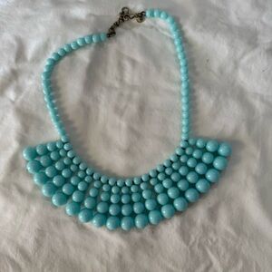 GUC J Crew Turquoise Statement Necklace